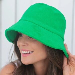 Shiraleah Sol Terry Bucket Hat, Green